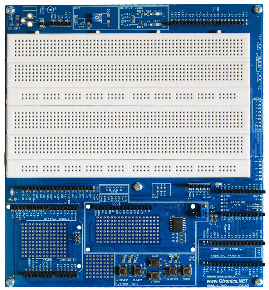 The Proto Shield Plus TOP side